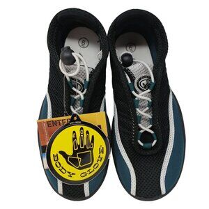 Body Glove Amphibious Water Shoes Sz 6 Black & Teal Laguna QuickDry #6-6